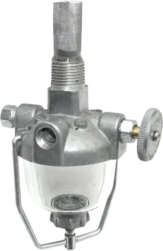 Vista 5 de Tazón de filtro de válvula de depósito de combustible compatible con tractor Massey Ferguson 85 88 202 204 retroexcavadora compatible con MF