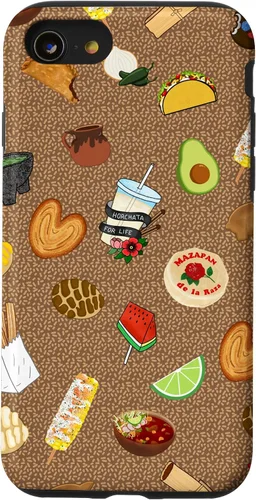 Vista 18 de Brown Antojitos Mexican Food Latino Tacos Pan Dulce - Carcasa para iPhone 17