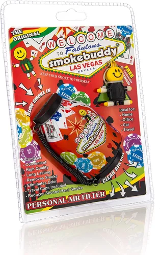 Vista 2 de Smoke Buddy smokebuddy Original Vegas - Filtro de aire personal surtido negro/rojo