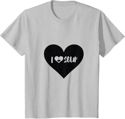 Vista 60 de I Love Soup - Camiseta de regalo con forma de corazón, Blanco, S Asfalto