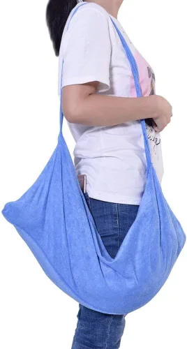Vista 6 de Funda Vocool para silla de piscina, toalla de playa, bolsillo elástico ajustable, no se desliza Azul