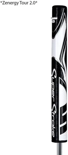 Vista 2 de SuperStroke Zenergy Tour Golf Putter Grip Negro/Blanco