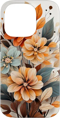 Vista 17 de Cute Fall Flower Sublimation Clipart Autumn Leaves Case for iPhone 17