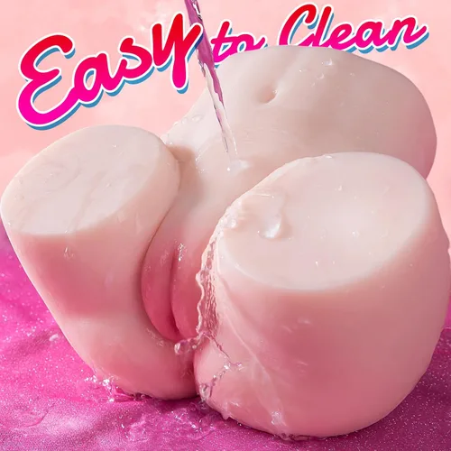 Vista 5 de Muñeca sexual realista para hombres, masturbador masculino de bolsillo con vagina apretada y anal, juguete sexual masculino Stroker Bubble Butt Big