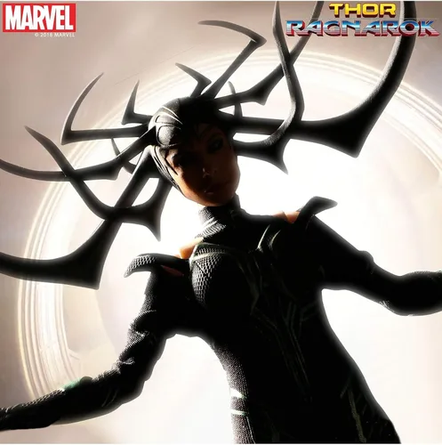 Vista 6 de Mezco Toys Uno: 12 Colectivo: Figura de acción Marvel Thor Ragnarok Hela, multicolor, estándar (MAY189820)