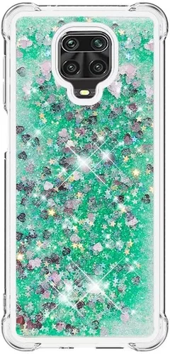 Vista 41 de Funda de silicona transparente con purpurina para Xiaomi Redmi A1 Bling Liquid Clear Star Heart Silicone Bumper a prueba de golpes, funda Azul