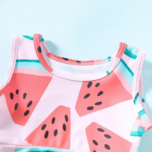 Vista 4 de LYSMuch Traje de baño tankini de 2 piezas para bebé niña