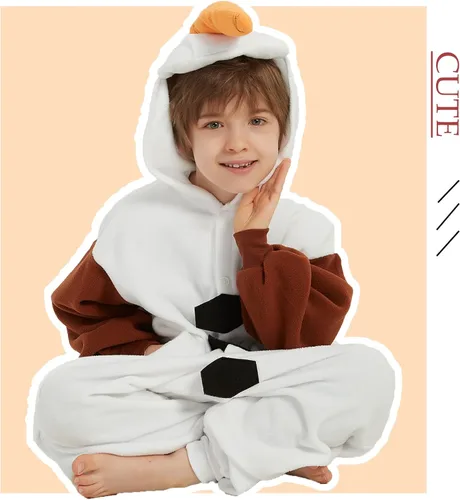 Vista 3 de SWEETXIN Pijama unisex para adultos y niños, para Halloween, Navidad, ropa de dormir, traje de cosplay para mujeres y hombres