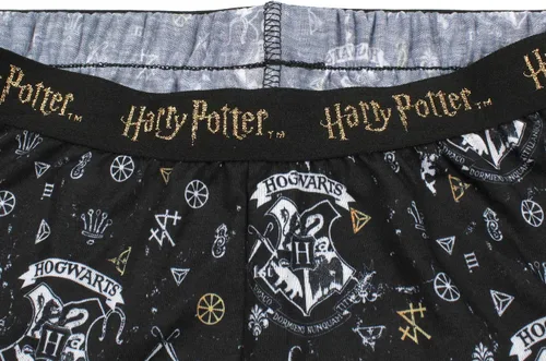 Vista 5 de Harry Potter Hogwarts House Crest Racerback - Conjunto de pijama para niña grande