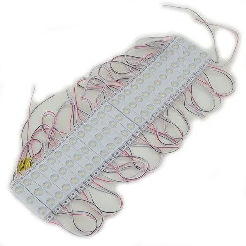 Vista 2 de Cadena UL de 16.4 pies de 25 módulos LED resistentes al agua, cada uno con 3xSMD2835, 12 voltios, blanco cálido, 20143WW
