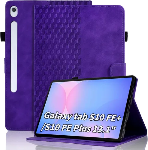 Vista 42 de Funda para Samsung Galaxy Tab S6 Lite 2024/2022/2020 de 10.4 pulgadas SM-P620/P625/P610/P613/P615/P619 de piel sintética, funda magnética con Negro