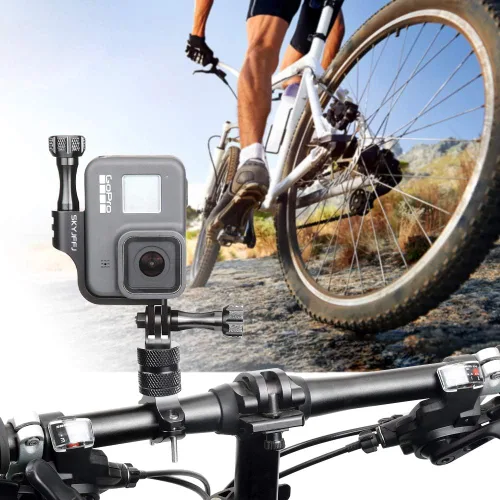 Vista 6 de Adaptador de codo vertical de aluminio de 90 grados para GoPro Hero 8