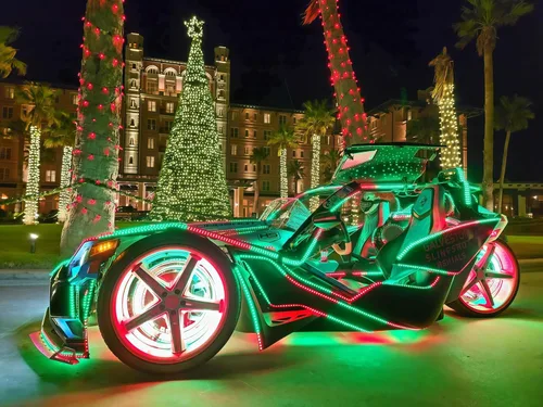 Vista 8 de Tira de luces LED RGB de 14 piezas de 5 pies para Polaris Slingshot Can-Am Spyder Ryker 2015-2026, kit de iluminación de acento de capó de rejilla