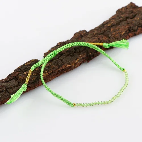 Vista 18 de Thecraftman - Pulsera trenzada de cuentas naturales, cristales energéticos, regalo para ella, pulsera de protección de hilo trenzado de mano