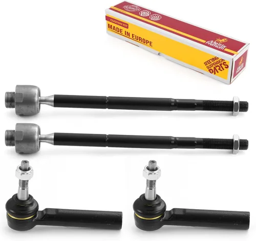 Vista 124 de Metrix Premium Chassis Parts - Kit de 4 piezas de extremos de barra de acoplamiento frontal exterior e interior compatible con Nissan Pathfinder