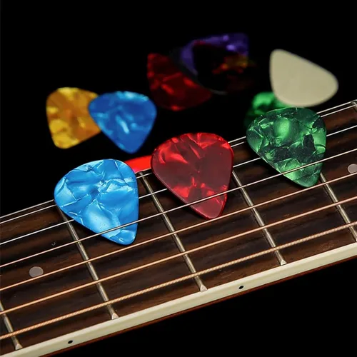 Vista 7 de Capo, Cejilla de guitarra para guitarras acústicas y eléctricas con 5 púas (negro)