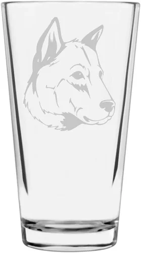 Vista 141 de Podenco Canario - Vaso de pinta de 16 onzas con temática de perro personalizado