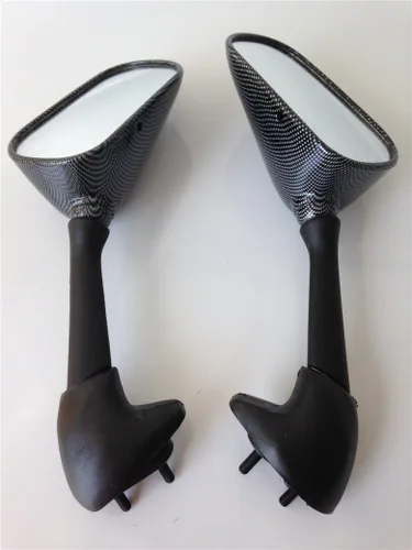 Vista 8 de MT058-BK - Espejos laterales de repuesto para equipo original, color negro, compatible con Yzfr6 Yzf-R6 YZF-R1 Yzfr1 1998 1999 2000 2001 2002