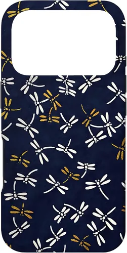 Vista 30 de Dragonflies Pattern Japanese Tombo Akitsu Case for iPhone 17