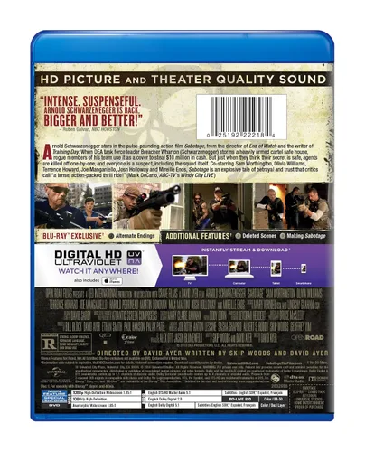 Vista 3 de Sabotage [Blu-ray]
