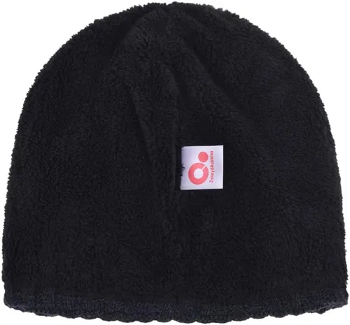 Vista 41 de Janey&Rubbins Gorro de punto diario con orejeras con forro polar y calavera
