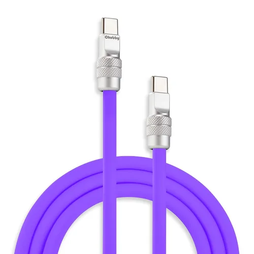 Vista 42 de chubbycable Chubby 2.0 USB C 240W Cable de carga rápida de silicona suave y duradero, cable de carga extra grueso compatible con iPhone 17-15 Series