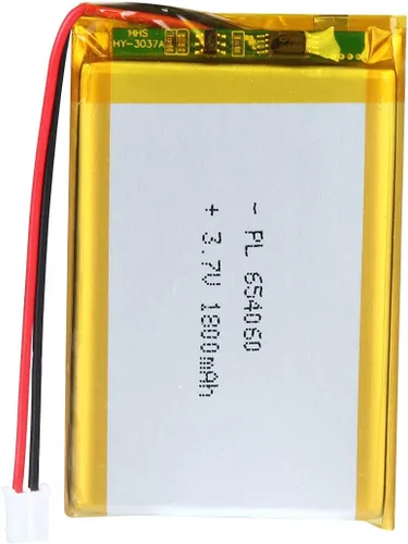 Vista 18 de 3.7V 2000mAh Batería 103450 Li-ion Li-ion recargable Li-ion Li-Po Batería con 2P PH 0.079 in Pitch Connector