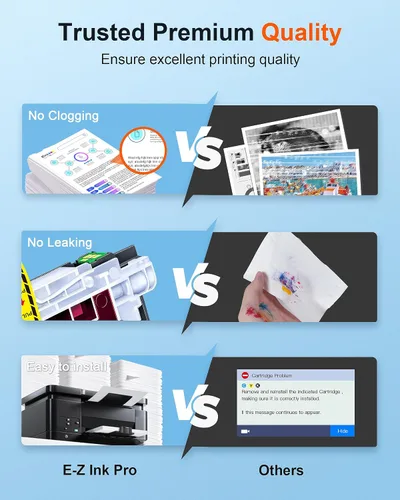 Vista 5 de E-Z Ink Pro LC103 LC103XL Cartuchos de tinta compatibles de repuesto para Brother LC103 XL LC103XL LC101 LC103CL Cartuchos de tinta compatibles