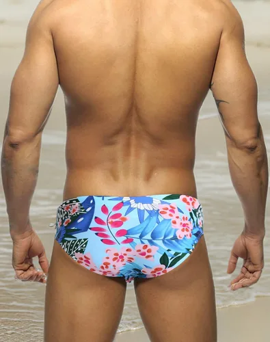 Vista 6 de MIZOK Bañador de Ployester para hombre con cordón ajustable
