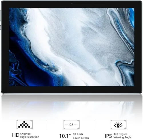 Vista 5 de 2024 Tabletas más nuevas de 10 pulgadas, tabletas Android, 6 GB+128 GB+1 TB Expandir Tableta, Quad-Core, cámara dual, 6000 mAh, 1280 * 800 IPS HD
