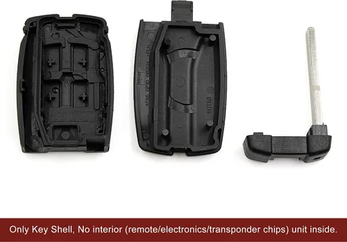 Vista 4 de X AUTOHAUX 2 unids 5 botones sin cortar insertar llavero entrada sin llave control remoto caso Shell para Land para Rover Freelander Discovery 2