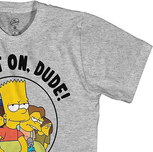 Vista 5 de The Simpsons Camiseta de patinaje para niños Bart Simpson - Krusty The Klown, Bart y Homer Simpson