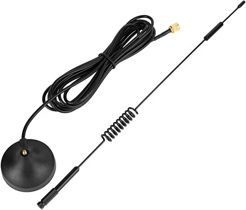 Vista 7 de Antena celular 4G LTE 12dBi 700-2700MHz con soporte magnético y soporte CPRS GSM 2.4G WCDMA 3G