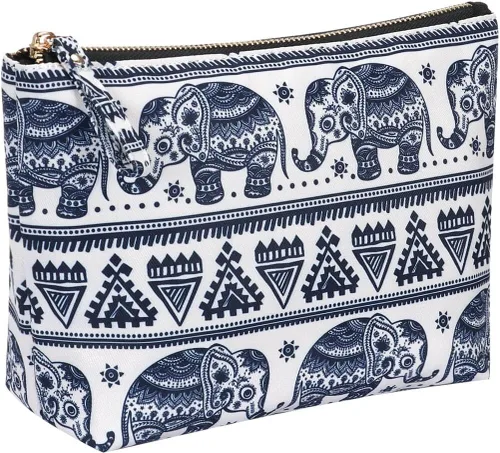 Vista 15 de Kamo Bolsas de maquillaje - Bolsa de cosméticos para mujer, bolsa con cremallera, organizador de cosméticos de viaje, bolsas de viaje para artículos