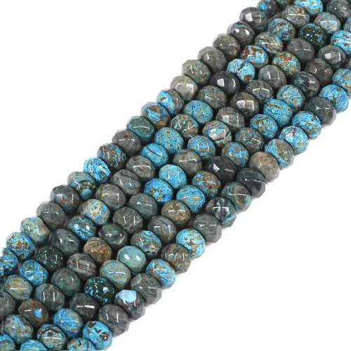 Vista 29 de 7 chakras piedras preciosas de 0.236 in de piedras preciosas facetadas Rondelle sueltas cuentas para hacer joyas DIY cuentas de 16 pulgadas