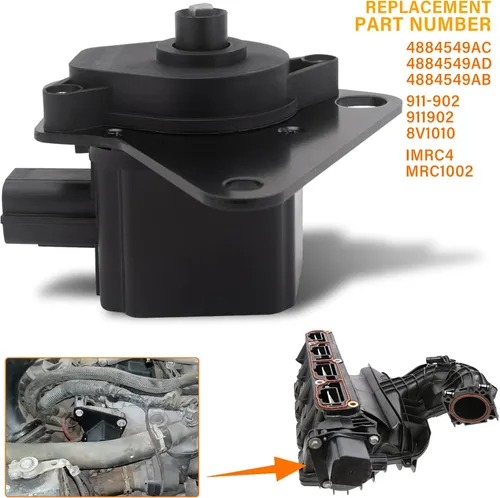 Vista 6 de 911-902 Válvula de control del corredor del colector de admisión IMRC 4884549AD compatible con Jeep Compass Patriot Dodge Caliber Journey Avenger