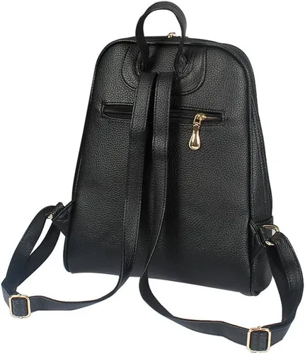 Vista 2 de Nevenka mochila informal estilo cartera de imitación cuero con cierre para mujer