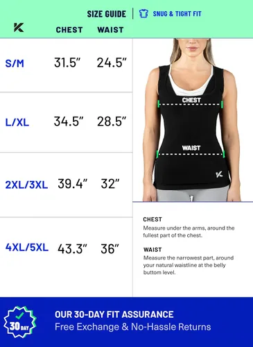 Vista 7 de Kewlioo Camiseta sin mangas de sauna premium para mujer, camiseta de sauna adelgazante para mujer, chaleco de sudor para entrenamientos, yoga