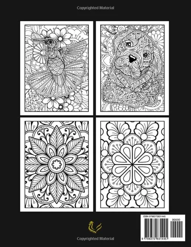 Vista 2 de Mandala Coloring Book For Findful People Amazing Mandala Coloring Book
