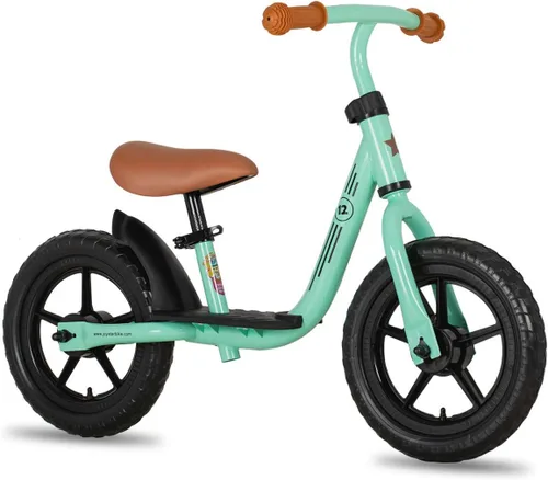 Vista 10 de Joystar Bicicleta de equilibrio de 10 y 12 pulgadas para niñas y niños, de 18 meses a 5 años, bicicleta para niños con reposapiés y altura
