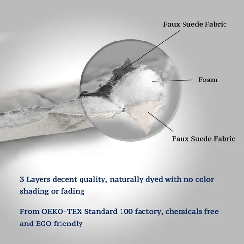 Vista 156 de H.VERSAILTEX Funda de sofá resistente al agua para sofá de 3 cojines, reversible, protector de muebles acolchado con correa elástica, funda de sofá