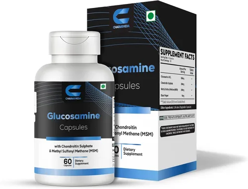 Vista 9 de Cápsulas de glucosamina con condroitina y MSM - Apoya la salud de las articulaciones y los músculos, el bienestar general y el apoyo inmunológico*