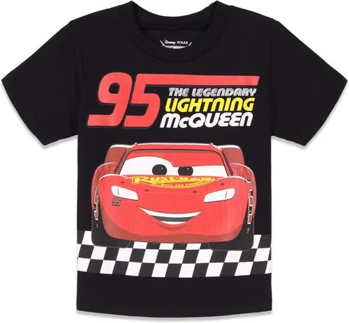 Vista 2 de Disney Pixar Cars Lightning McQueen Tow Mater - Pantalones cortos de malla