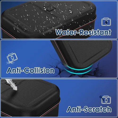 Vista 6 de Biftrew Rog Ally Carrying Case Compatible with Asus Rog Ally 2023, Large Capacity Travel Storage Carrying Case for Asus Rog Ally Gaming Handheld &