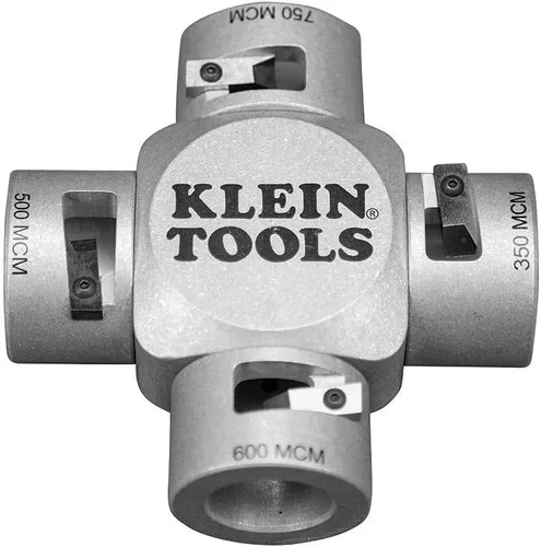 Vista 2 de Klein Tools Pelacables (750-350 MCM) y paquete de doblador de cables de 14 pulgadas