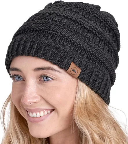 Vista 69 de Gorro de punto para mujer, cálido y suave, elástico, para clima frío de Tough Headwear