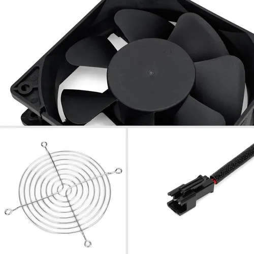 Vista 4 de Stanbroil Kit de ventilador compatible con Masterbuilt Gravity Series 560/800/1050 Digital Charcoal Grill & Smoker, pieza de repuesto para 9904190040