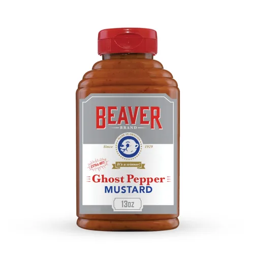 Vista 17 de Beaver - Mostaza de arándanos - botella flexible.