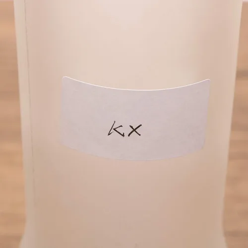 Vista 4 de Mini Skater Etiquetas de papel térmico directo blanco de 1.57 × 0.78 pulgadas, 1 rollo (1000 etiquetas)