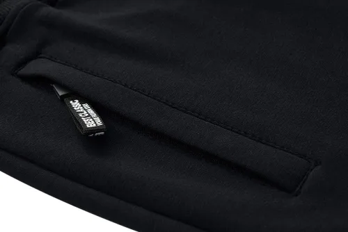 Vista 5 de MAGNIVIT Pantalones capri 34 para hombre, pantalones cortos de entrenamiento para gimnasio, debajo de la rodilla, bolsillos con cremallera